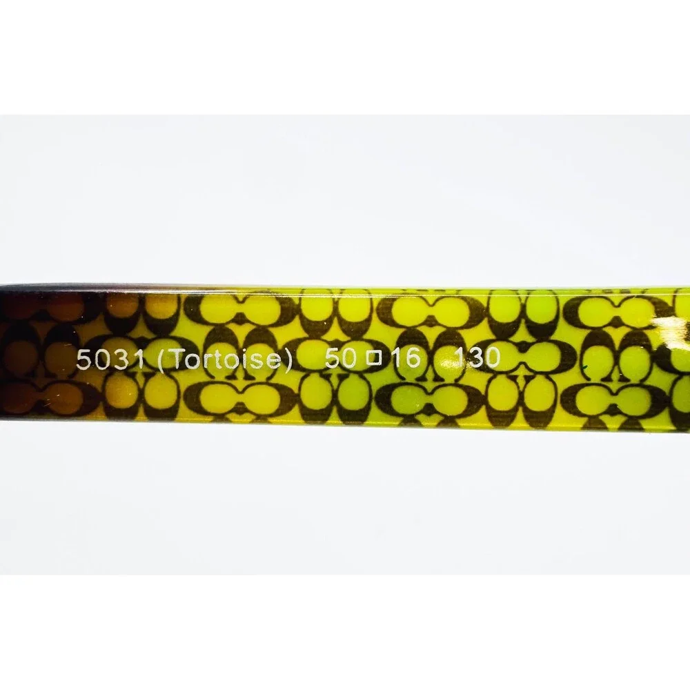 Coach Eyeglasses Womens Tortoise HC 6015 Delaney 5031 50-16-130